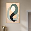 Art Remedy Earthworm in the glass bowl Contemporary Shapes Abstract Wall Art Framed - 2 of 4
