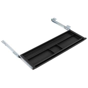 Mount-It! Under Desk Slide Out Pencil Drawer,  Slide Out Under Desk Tray for Storage of Pen, Pencil and Other Office Essentials