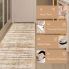 COZONY Textured Distressed Area Rug, Modern Low Pile Soft Carpet for Living Room Dining Room Home Decor - 2 of 4
