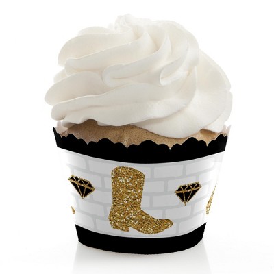 Big Dot of Happiness Nash Bash - Nashville Bachelorette Party Decorations - Party Cupcake Wrappers - Set of 12