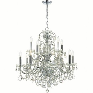 Crystorama Lighting Imperial 12 - Light Chandelier in  Polished Chrome - 1 of 4