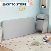 7-Piece Kids Folding Table and Chairs Set, Toddlers Children's Activity Table and Chairs Set for Dining Room,Daycare,Classrooms - 2 of 4