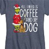 Women's - Dr. Seuss - Grinch and Max All I Need Is Coffee And My Dog Short Sleeve Graphic T-Shirt - 2 of 4