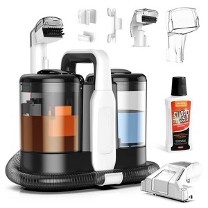 Ailltopd Powerful 11Kpa Portable Carpet Cleaner Machine, Carpet Vacuum Cleaner for Spot Stain, Pet Stain, 500W, ETL Certified, Black - 1 of 4