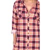 Women's Plus Size Piper Stretchy Plaid Tunic with Pockets - White Mark - 2 of 3