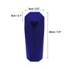 Unique Bargains Car Trash Can Rhinestones Portable Car Cup Holder Plastic Trash Bin Blue 1 Pcs - 4 of 4