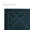 Modway Reese Nailhead Full / Queen Upholstered Linen Fabric Headboard -  Three Mounting Position Heights  - Fabric+20kg/m3 density foam, Frame is MDF - 4 of 4