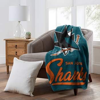 NHL San Jose Sharks 50 x 60 Raschel Throw Blanket