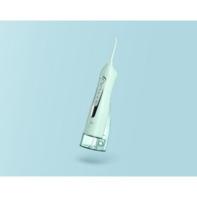 COSLUS Water Dental Flosser Teeth Pick: Portable Cordless Oral Irrigator 300ML Rechargeable Travel Irrigation Cleaner Electric Flossing Machine