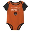 MLS Houston Dynamo Infant Girls' 3pk Bodysuit - 4 of 4