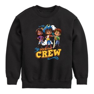 Boys' - Santiago of The Sea - Join The Crew Graphic Long Sleeve Fleece Sweatshirt - 1 of 4