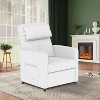 Recliner Chair with Massage & Heat - Adjustable Living Room Reclining Sofa with USB Port & Side Pockets - 3 of 4