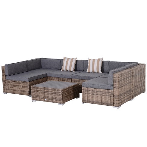 Outsunny discount corner sofa