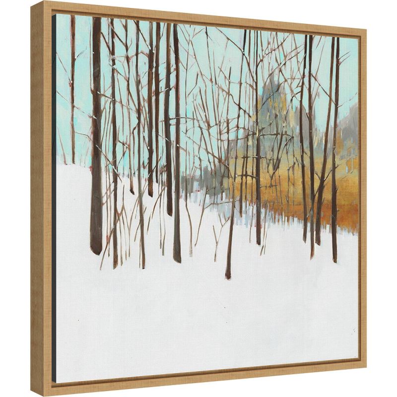 16&#34; x 16&#34; Winters Day I Trees by Susan Wilde Framed Canvas Wall Art - Amanti Art, 3 of 13