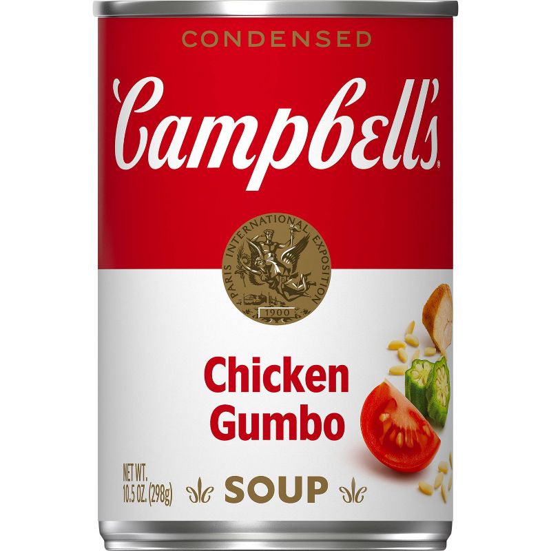 Campbell&#39;s Condensed Chicken Gumbo Soup - 10.5oz, 1 of 14
