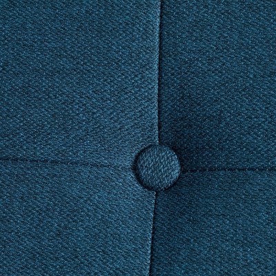 Dark Blue Fabric/Espresso