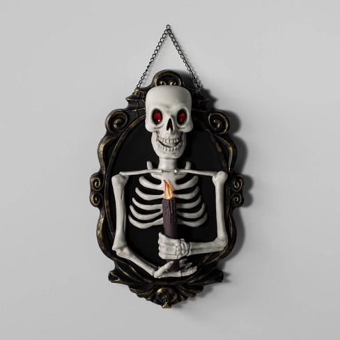 Animated Half Skeleton in Frame Halloween Decorative Prop - Hyde & EEK! Boutique™ - image 1 of 3
