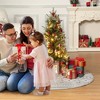 3FT Pre-Lit Artificial Christmas Tree,Tabletop Christmas Tree with Pine Cones - 3 of 4