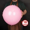 PartyWoo Balloons Light Pink Pastel Baby Pale 18 Inch 20 pcs - 2 of 4