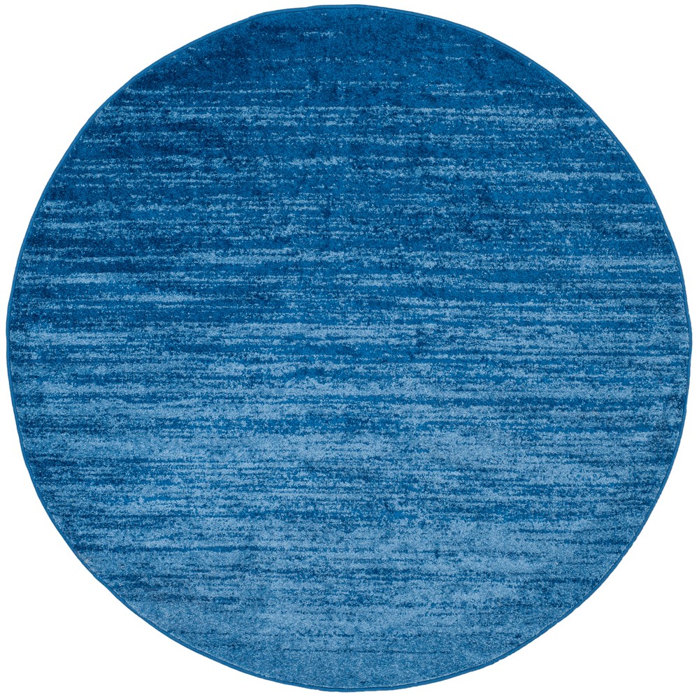 10' Round Area Rug Light Blue/Dark Blue - Safavieh