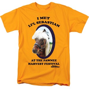 Men's Parks And Rec Lil Sebastian T-Shirt - 1 of 4
