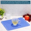 Unique Bargains Silicone Non-Slip Heat Resistant Durable Dish Drying Mat 2 Pcs - image 4 of 4