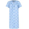 Elegant Emily Women's  Floral Snap Front Duster Gown - 4 of 4