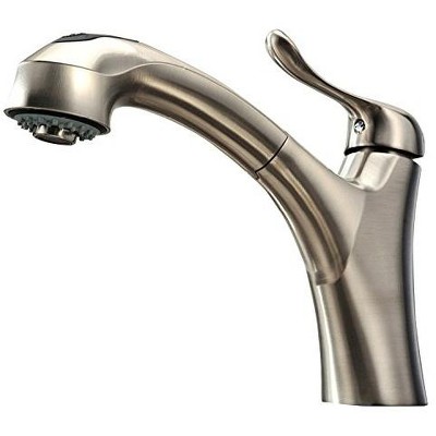 ALFI Jem Collection Single Hole/Single Lever Handle Faucet with a Pull Out Spray Head