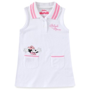 Disney Minnie Mouse Girls Collar Dress for Toddler and Big Kids - 1 of 4