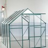 Outdoor Patio 6x8 FT Greenhouse,  Greenhouse with Sliding Door, Greenhouse with Large Storage for Multiple Scenarios-Coolbibila - 4 of 4