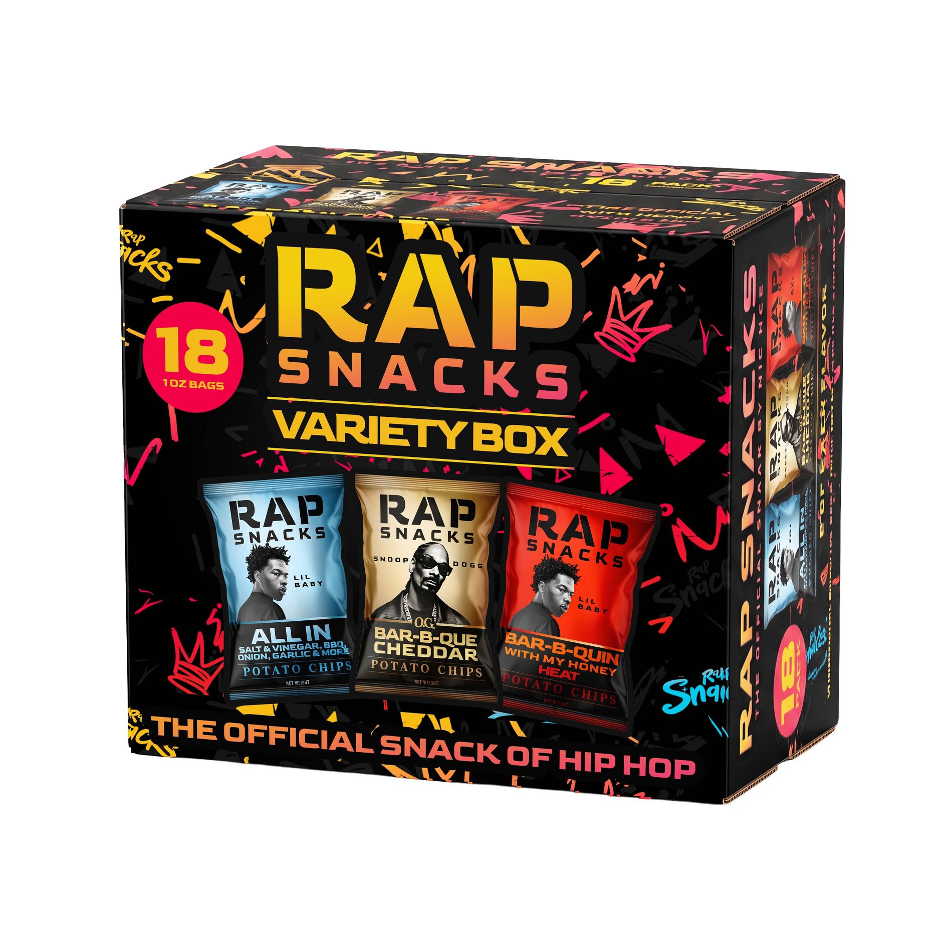Rap Snacks Variety Box - 18ct/18oz