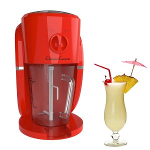 Classic Cuisine Slushy Frozen Drink Maker, Red - 1 of 4