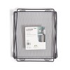 U Brands 12" Mesh Locker Shelf Dusty Black - 3 of 4