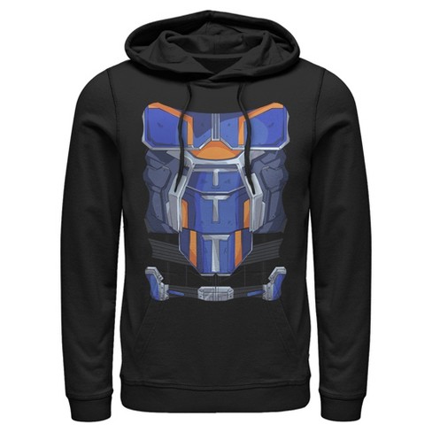 Men's Marvel Black Widow Taskmaster Costume Pull Over Hoodie - image 1 of 3