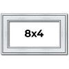 PosterPalooza | Panoramic Classic Silver Picture Frame - UV Acrylic, Foam Board Backing, Hanging Hardware - 2 of 4
