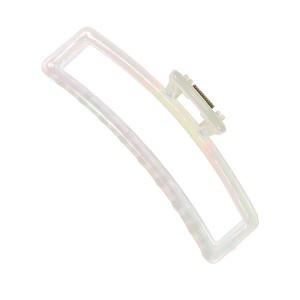 Unique Bargains Women's Classic Rectangle Hairpin 4.53"x1.61"x1.85" Assorted Color 1 Pc - 1 of 3