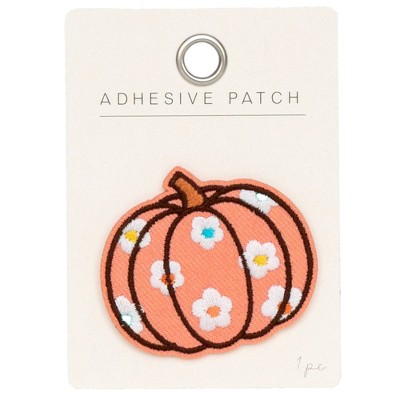 Horizon Group Floral Pumpkin Adhesive Patch