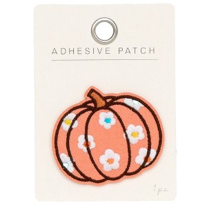 Horizon Group Floral Pumpkin Adhesive Patch - 1 of 4