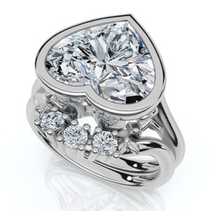 Pompeii3 Diamond Engagement Wedding Ring Set - 1 of 4