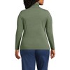 Lands' End Women's Lightweight Jersey Skimming Long Sleeve Turtleneck - 2 of 3