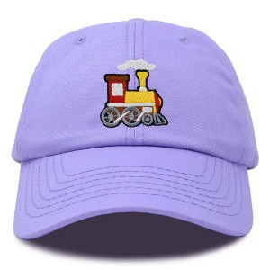 Dalix Train Cotton Dad Hat Adjustable Soft Baseball Cap Mens - 1 of 4