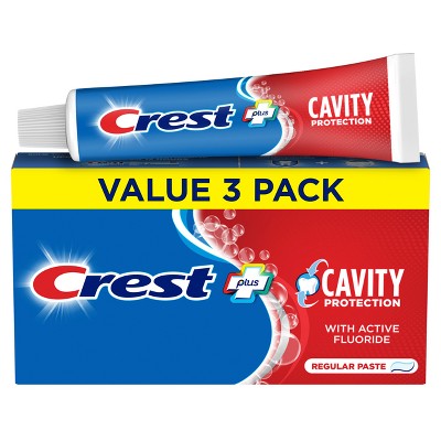 Crest Cavity Protection Toothpaste - Regular Paste -5.7oz/3pk