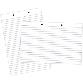 School Smart Primary Chart Paper, Skip-A-Line, 24 x 32 Inches, White, 500 Sheets