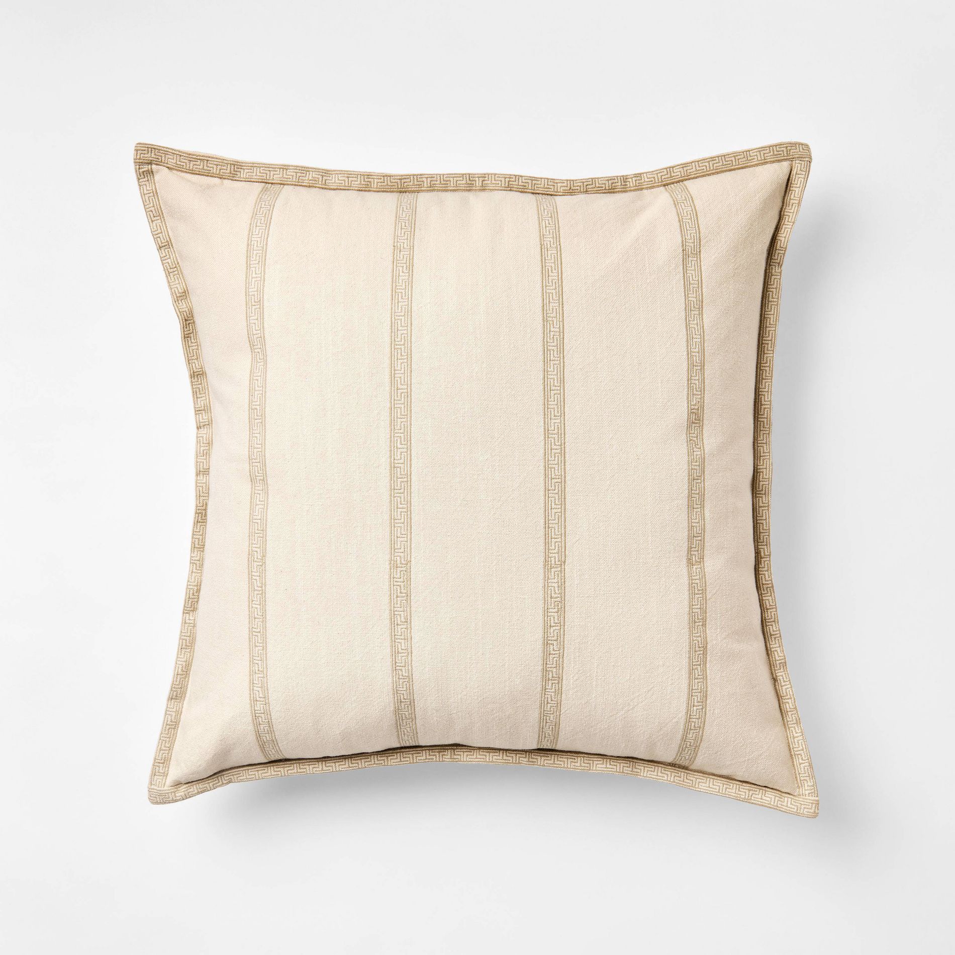 Embroidered Stripe Throw Pillow - Threshold™ designed with Studio McGee