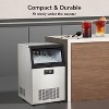 High-Volume Automatic Ice Maker, 130LBS Daily Production, Perfect for Fast Food Shop Coffee Store - 3 of 4
