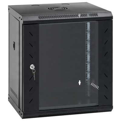 vidaXL 12U Wall Mounted Network Cabinet 19" IP20 20.9"x15.7"x23.6"