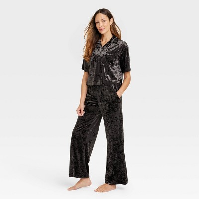 Don't Wake Me Velvet Pajama Set