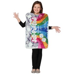 Imposta Costumes Kids' Kraft Jet Puffed Marshmallows Bag Costume Bodysuit M White - 1 of 1