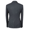 Cloudstyle Mens 3 Piece Stripe Suit Set Center Vent 2 Button Tux Blazer Jacket Vest Trousers - 4 of 4