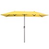 Sonkuki 11x7Ft Double-Sided Patio Umbrella with Large Canopy Outdoor Table Umbrella for Garden, deck and pool - 2 of 4